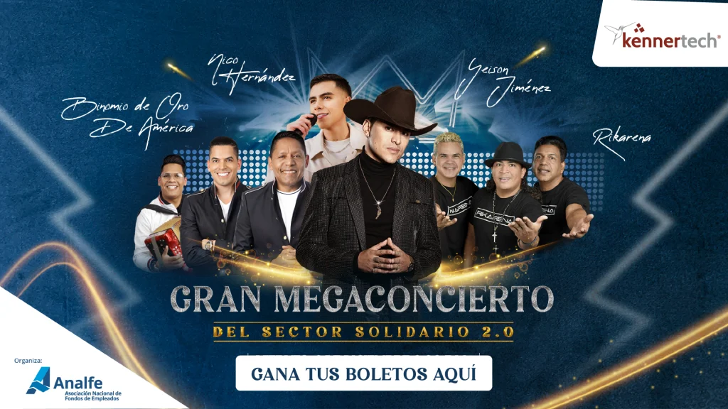 Concierto en vivo en el Coliseo MedPlus de Bogotá con la participación de los grandes artistas del género de música vallenata: Binomio de Oro, Nicolás Hernández, Yeison Jiménez y Rikarena, ofreciendo una noche llena de emociones y tradición vallenata para todos los asistentes.